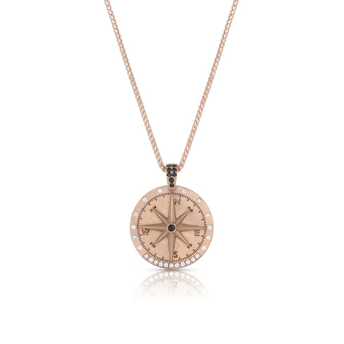 in rose gold with white and black diamonds <span class='visuallyhidden'>Call, text 323-404-2959 for shopping help.</span>